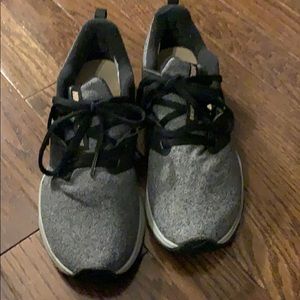 Nike Training Size 6 shoes gray and black